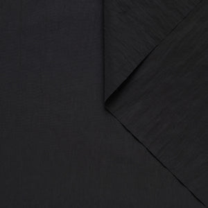 taffetas craquelant déperlant noir - kit couture jupe slit disclothed paris prêt-à-coudre tissu au mètre kit couture patron coudre