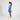 CEDAR SET - Patron de couture crop top et mini jupe disclothed paris - kit couture patron et tissus dead stock - crop top et mini jupe bleus