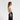CEDAR SET - Patron de couture crop top blanc col rond disclothed paris - kit couture patron et tissus dead stock - coudre biais invisible coudre fermeture éclair invisible