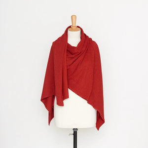 Laine et Viscose sable rouge brique - tissu au mètre disclothed paris kit couture prêt-à-coudre patron de couture
