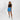 CEDAR SET - Patron de couture crop top noir col rond disclothed paris - kit couture patron et tissus dead stock - coudre biais invisible coudre fermeture éclair invisible, coudre mini jupe bleue