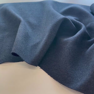 drap de laine et cachemire double face couleur anthracite couture - tissu luxueux disclothed paris vendus au mètre kit couture patron de couture et mercerie
