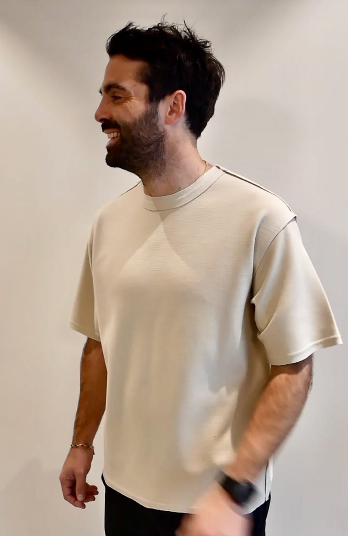 t-shirt bieber unisexe version homme - coffret couture tissus mercerie et patron - prêt-à-coudre disclothed paris